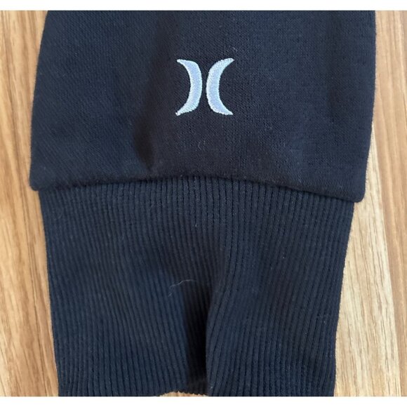 Hurley Mens XL Black Pullover Hoodie With Kangaroo Pocket & Drawstring - Picture 4 of 8